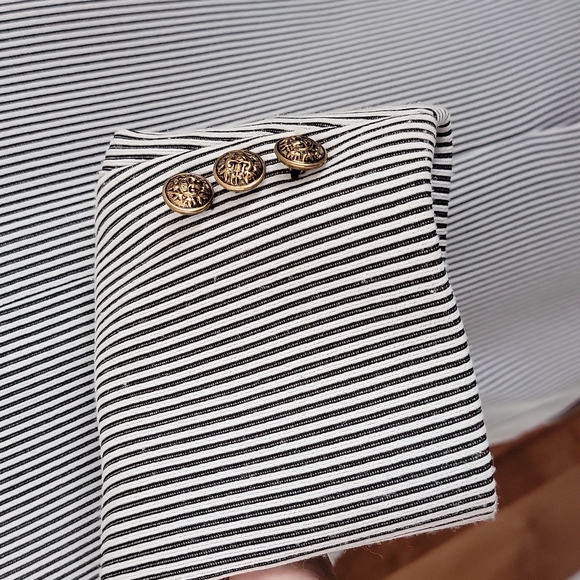 🍃Derby of San Francisco men's blazer jacket strips 38/S - Picture 10 of 14